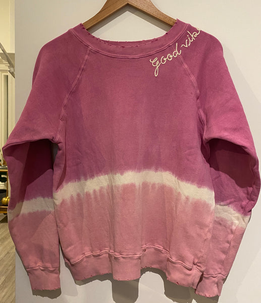 Ombré Good Vibes Sweatshirt