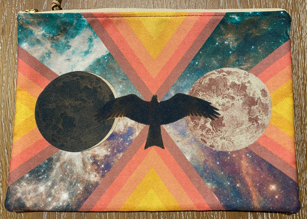 Cosmic Collage Large Pouch