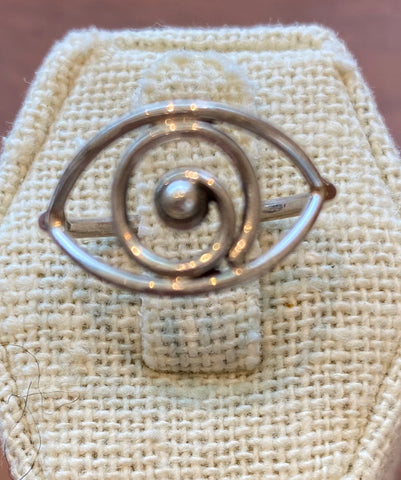 Sterling Silver Eye Ring