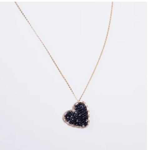 Midnight Love Drop Necklace