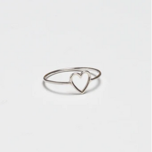 Sterling Silver Heart Ring