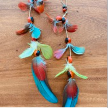 Cascade of Feathers Earrings