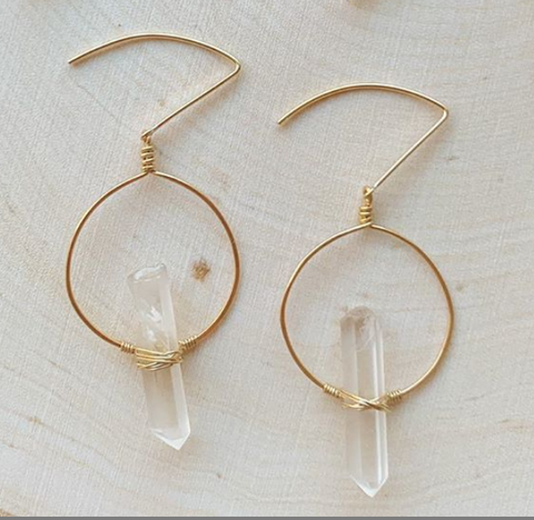 Quartz Balance Earrings