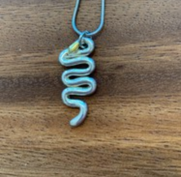 Silver Kundalini Snake Necklace