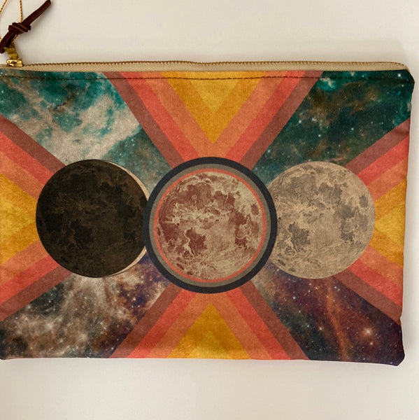 Cosmic Collage Large Pouch