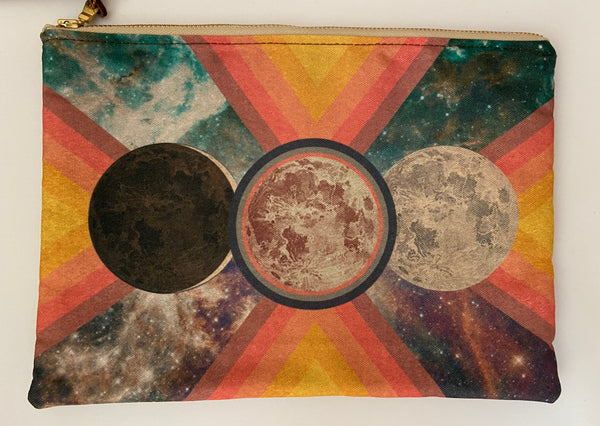 Cosmic Collage Large Pouch